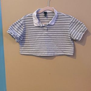 Wild Fable M cropped collared shirt